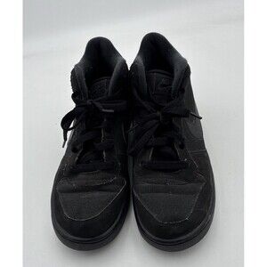 Nike Court Borough Mid 839977-001 Black Basketball Shoes Sneakers Boys Size 7Y